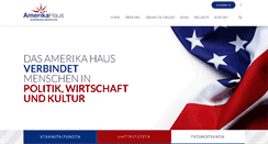Desktop Screenshot of amerikahaus-nrw.de
